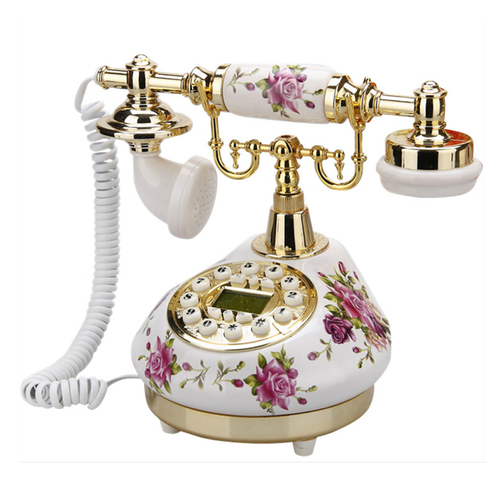 Retro Handset Phone - Corded Telephone Retro Landline Phone for