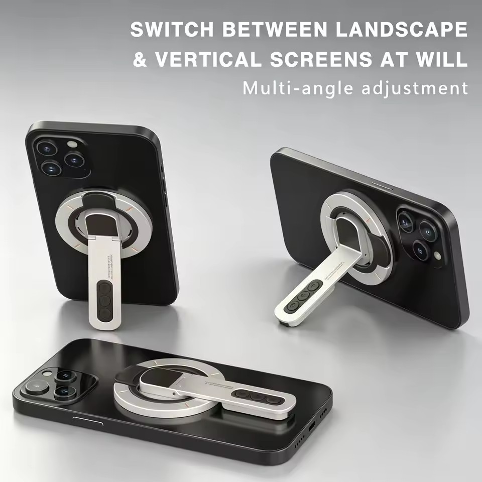 Phone Accessories For Men - Double Sided Magnetic Finger Ring Holder