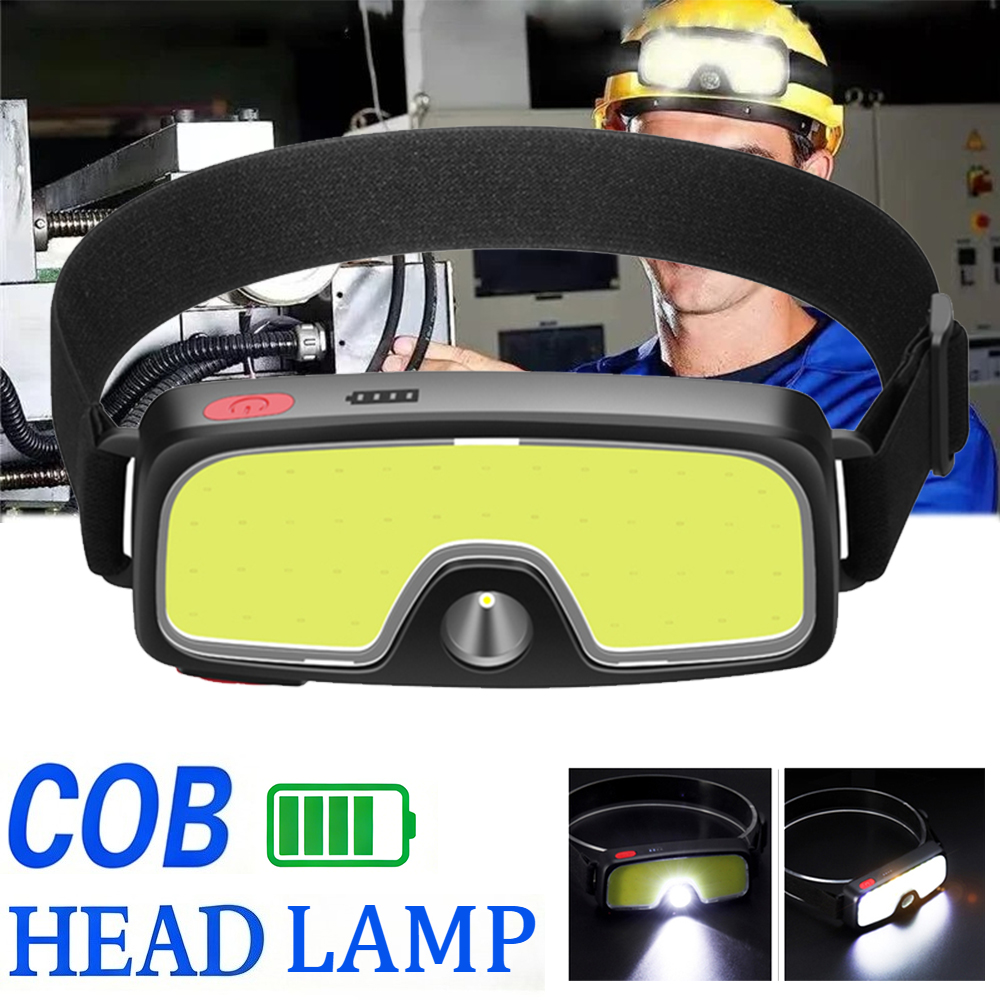 Type C Adapter - Powerful COB Headlamp Type-c/USB Rechargeable Head