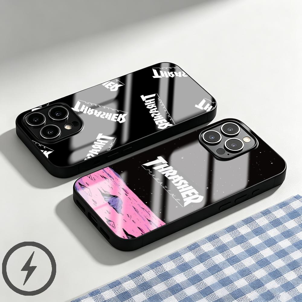 Magnetic Phone Case - Brand THRASHER Phone Case For iPhone