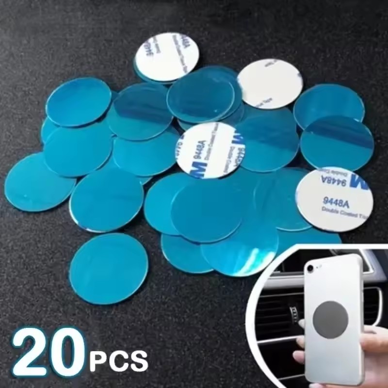 Car Mount Phone - 1/50Pcs Ultra Thin Metal Plate Stickers