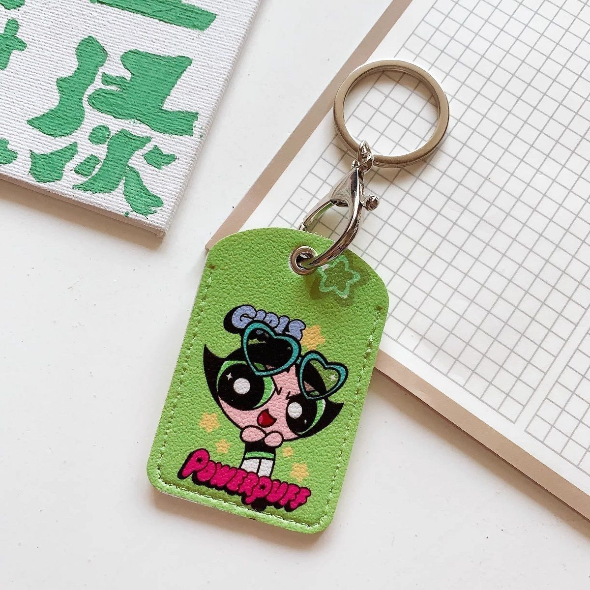Phone Accessories Keychain - Feitian Girl Police Access Control Card
