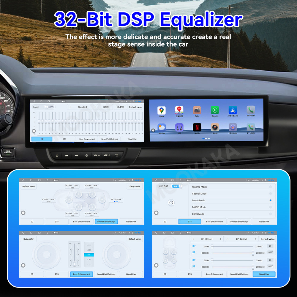 Dual 12.3'' Wireless Carplay F - Phone Accessories Display Board review and price