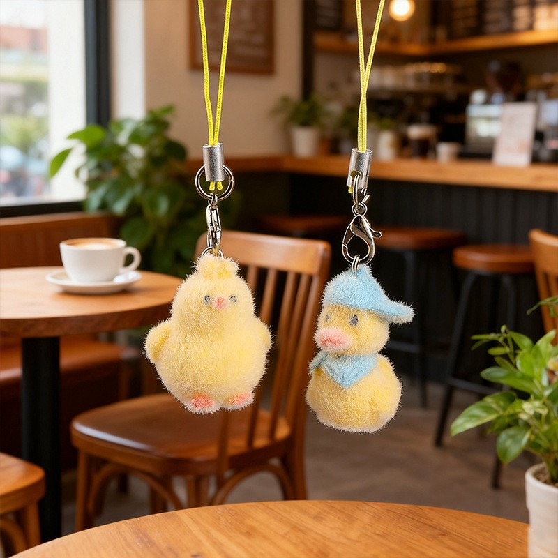 Fashion Cute Yellow Flocking P - Yellow Phone Accessories review and price