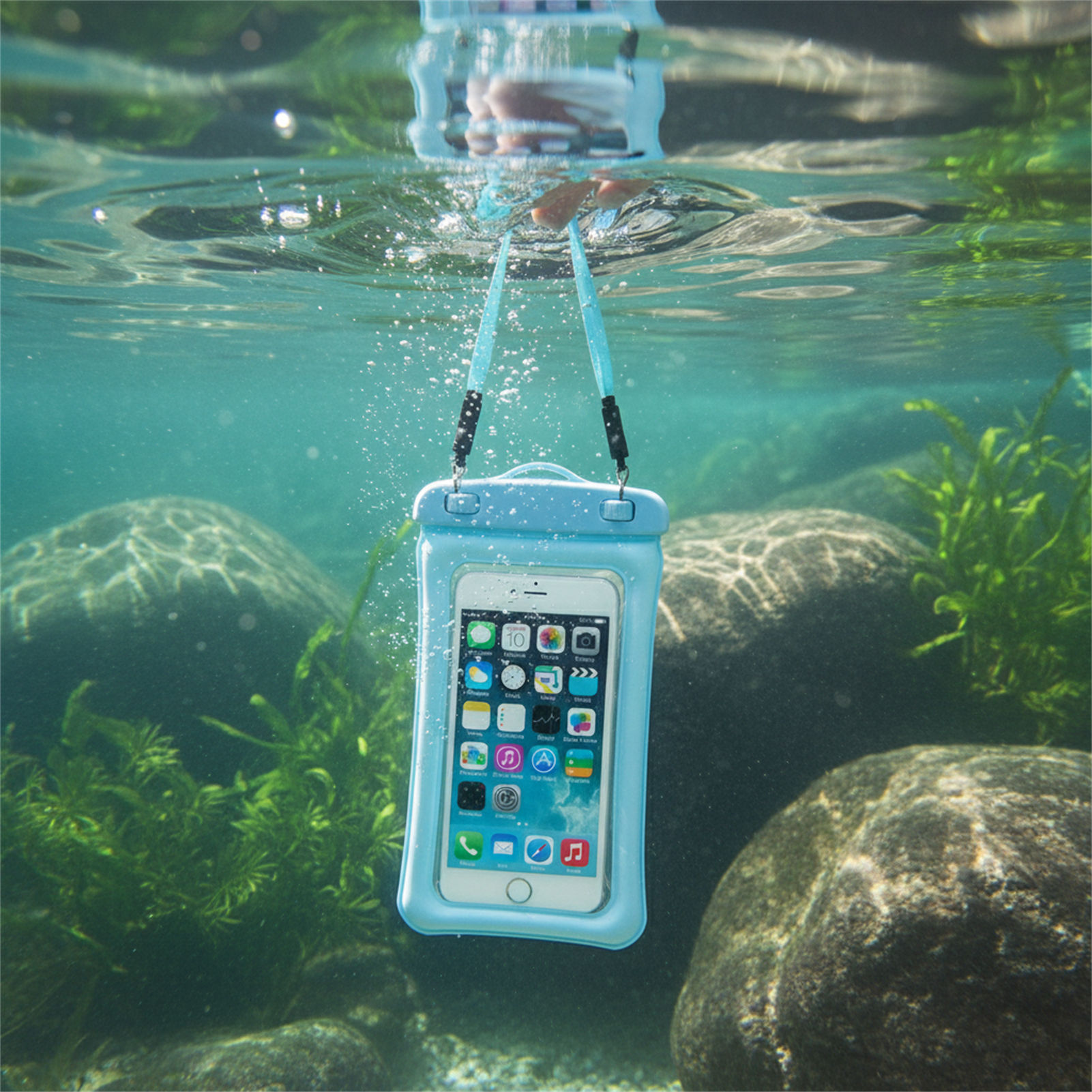 Blue Black Waterproof Phone Ba - Phone Accessories For Men review and price