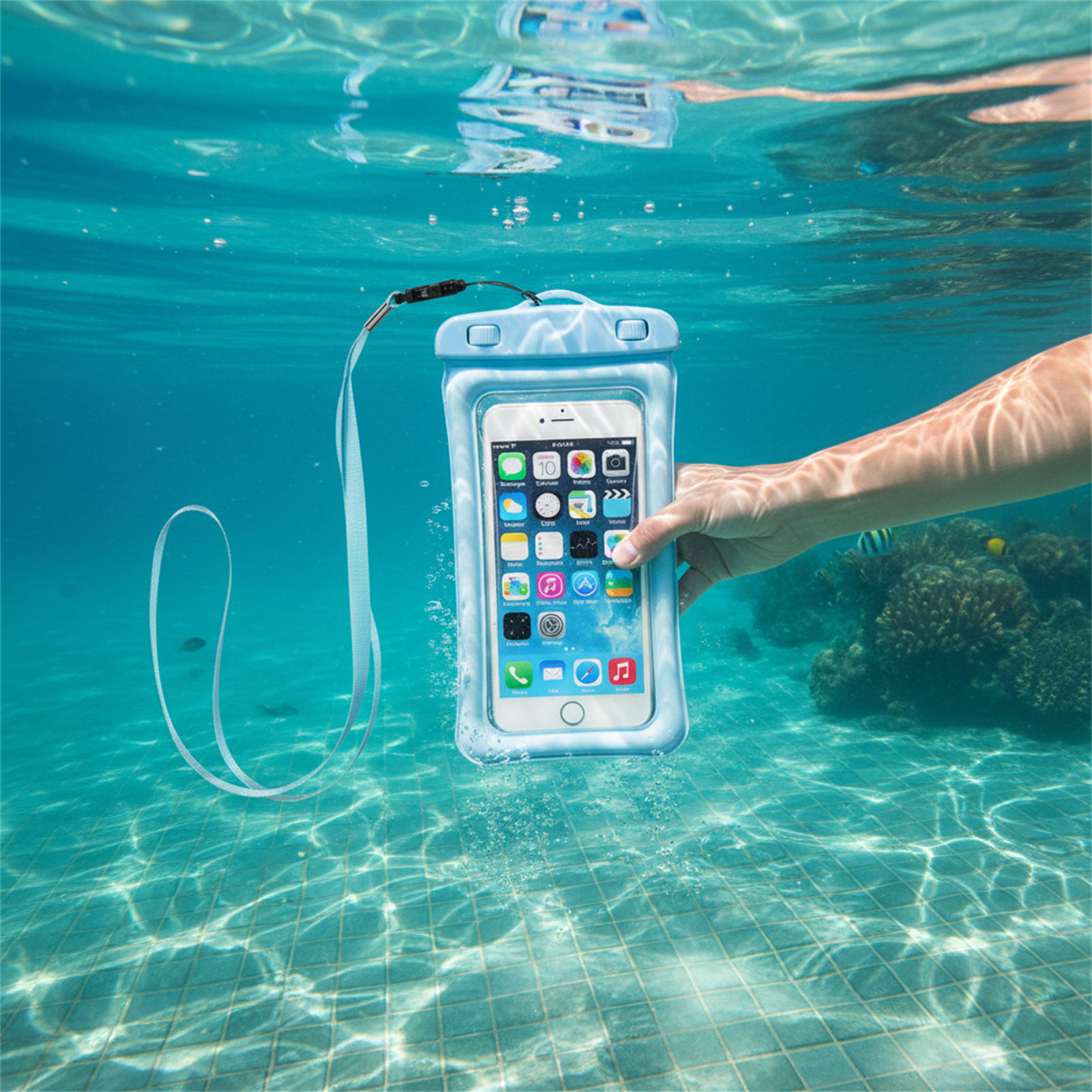 Blue Black Waterproof Phone Ba - Phone Accessories For Men review and price