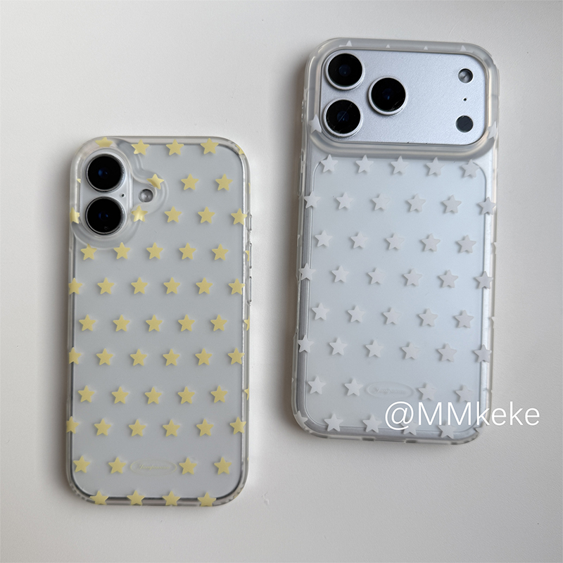 Korean Ins Yellow & White Star - Yellow Phone Accessories review and price