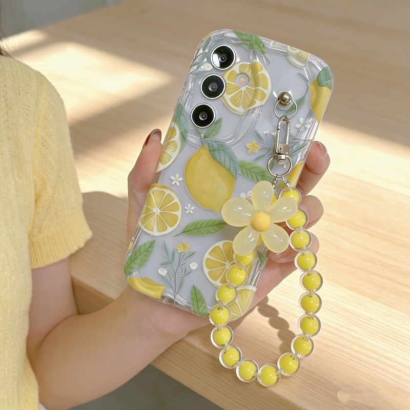 Yellow Lemon Flower Lanyard Ph - Yellow Phone Accessories review and price