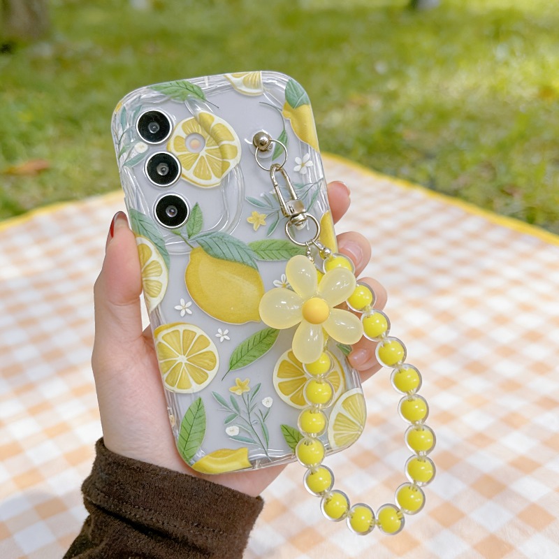 Yellow Lemon Flower Lanyard Ph - Yellow Phone Accessories review and price