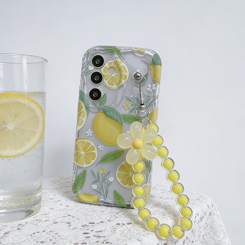 Yellow Lemon Flower Lanyard Ph - Yellow Phone Accessories review and price
