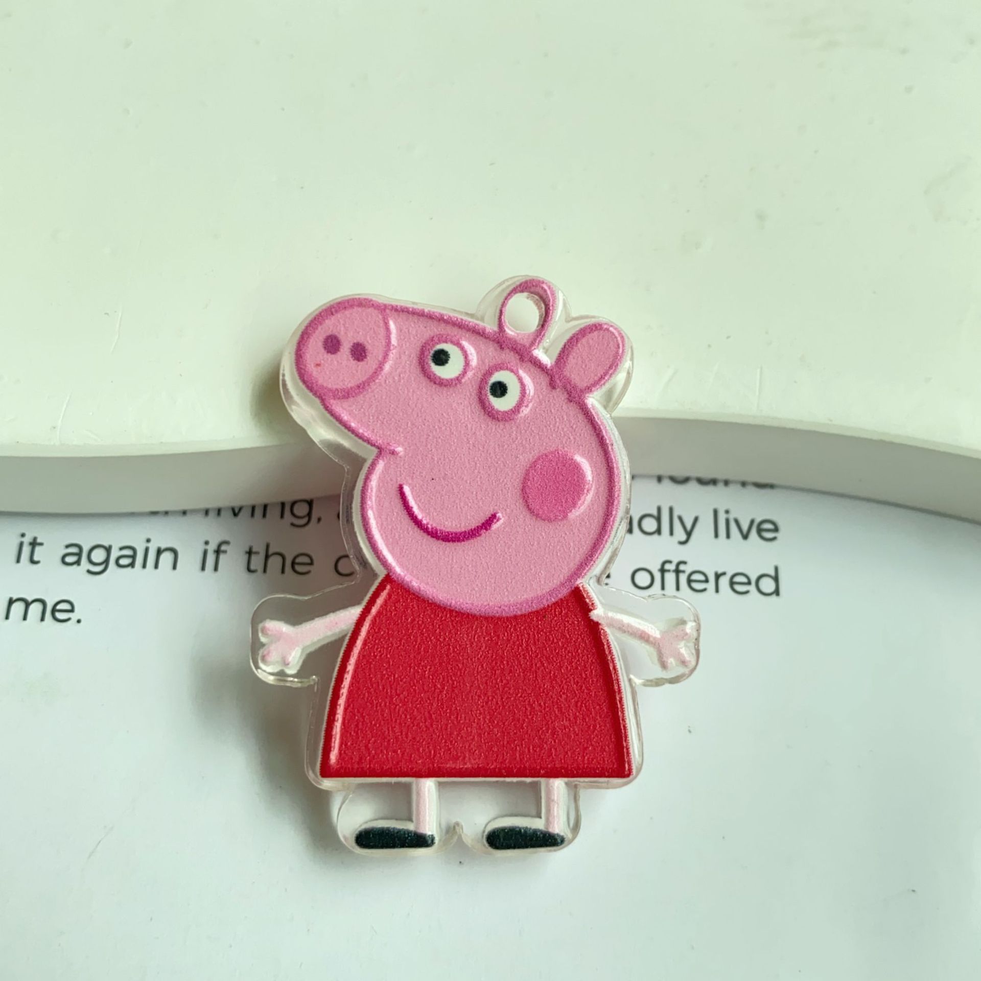 Hanging hole bright oil emboss - Phone Accessories Keychain review and price