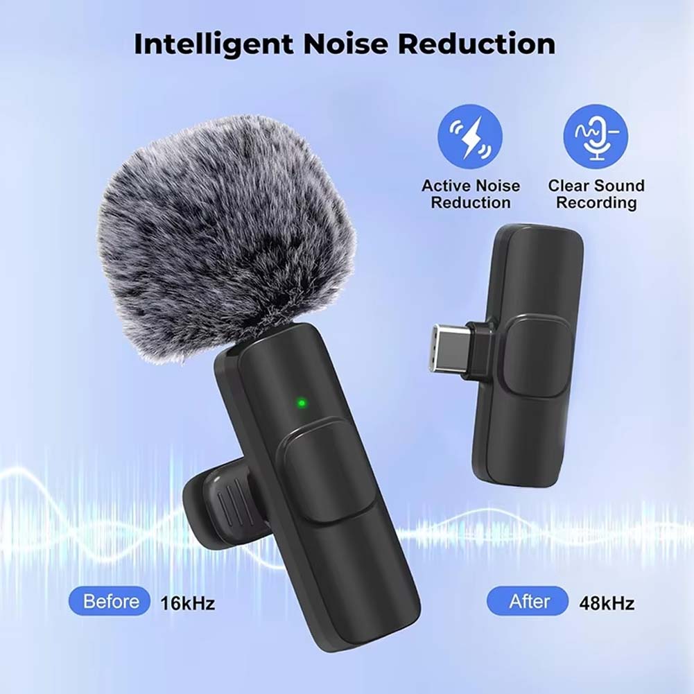 Wireless Lavalier Microphone 1 - Type C Adapter review and price
