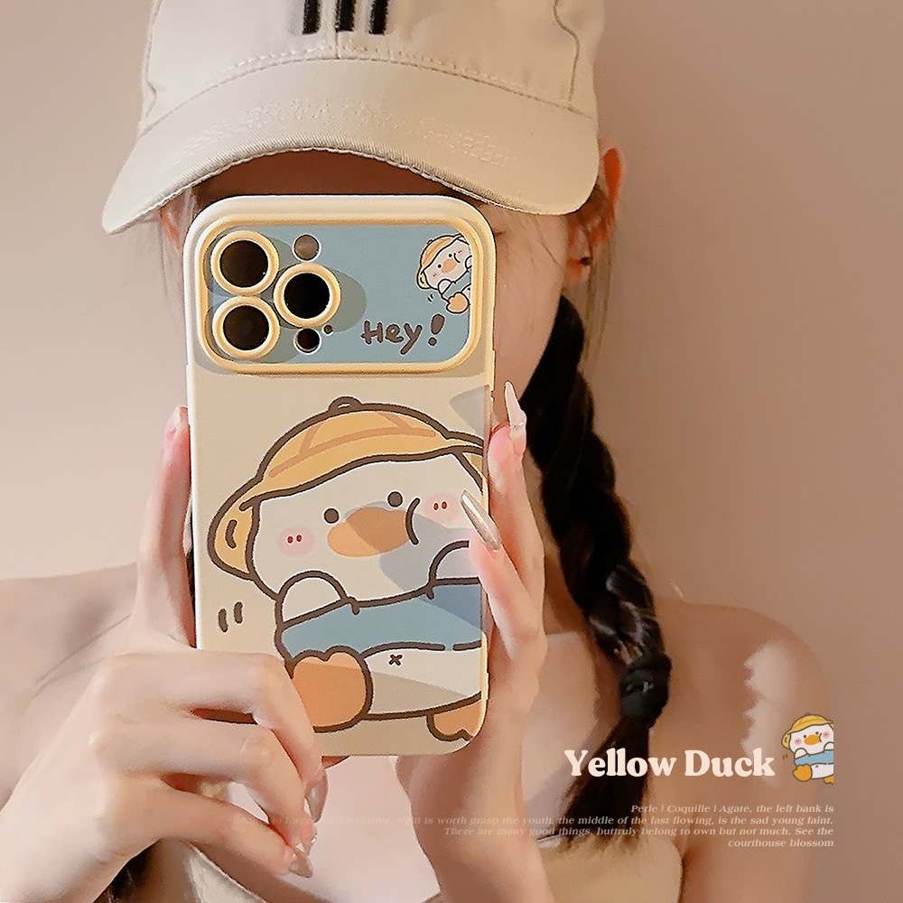 Korean Cartoon Yellow Duck Pho - Yellow Phone Accessories review and price