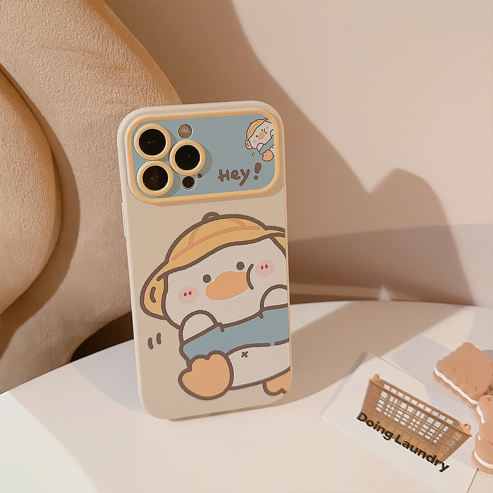 Korean Cartoon Yellow Duck Pho - Yellow Phone Accessories review and price