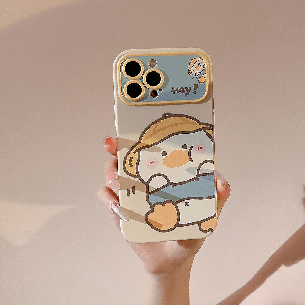 Korean Cartoon Yellow Duck Pho - Yellow Phone Accessories review and price