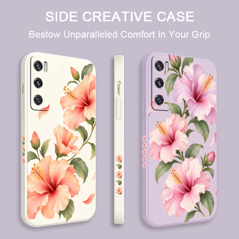 Two Pink Lilies Pattern Case F - Vivo V40 review and price