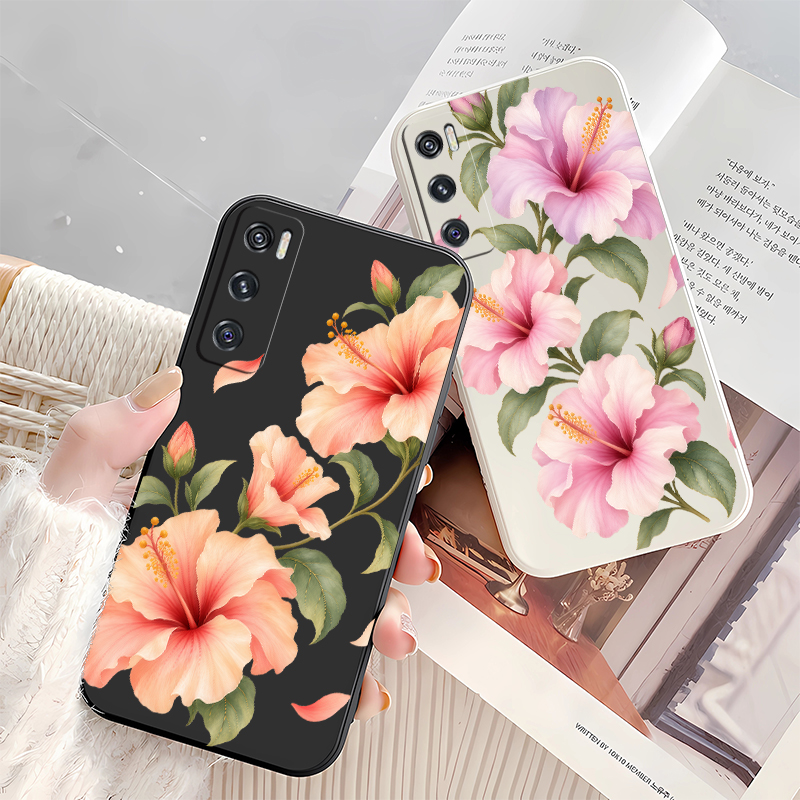 Two Pink Lilies Pattern Case F - Vivo V40 review and price