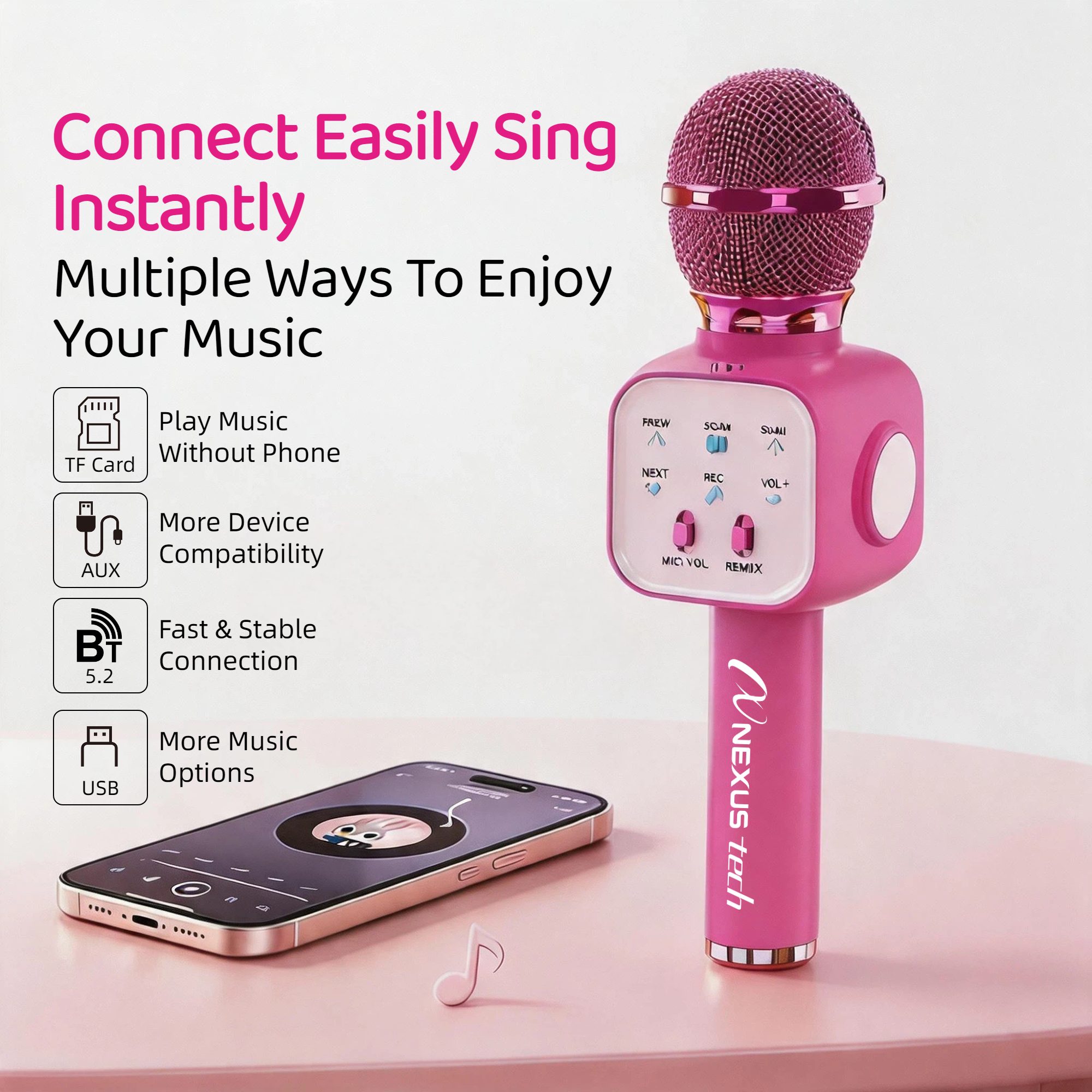 Wireless Bluetooth 5.2 Karaoke - Type C Adapter review and price