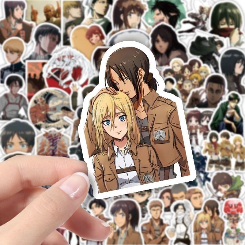 60Pcs Attack on Titan Anime St - Phone Accessories Diy review and price