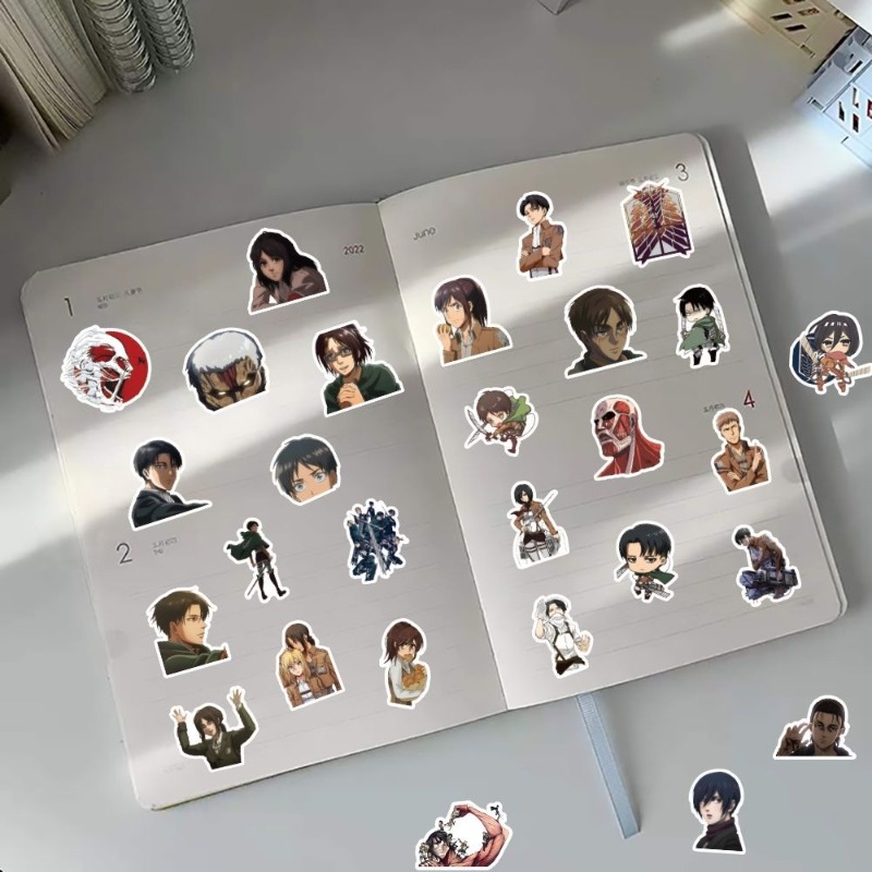 60Pcs Attack on Titan Anime St - Phone Accessories Diy review and price