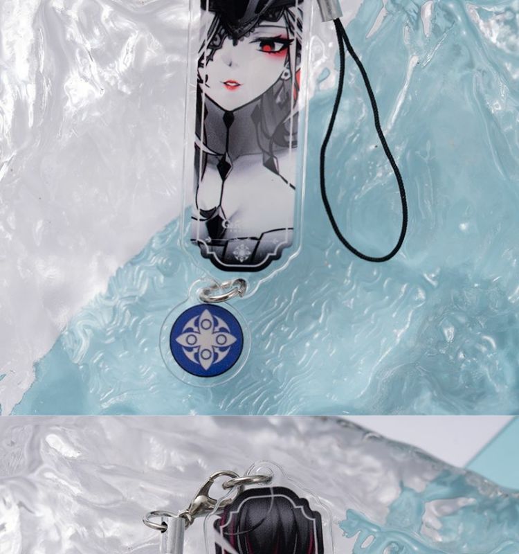 8pcs Anime Keychain Genshin Im - Phone Accessories Keychain review and price