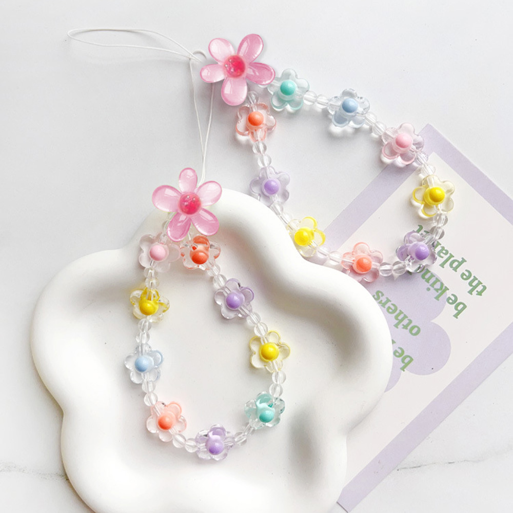 Colorful Sun Flower Beads Mobi - Phone Accessories Keychain review and price