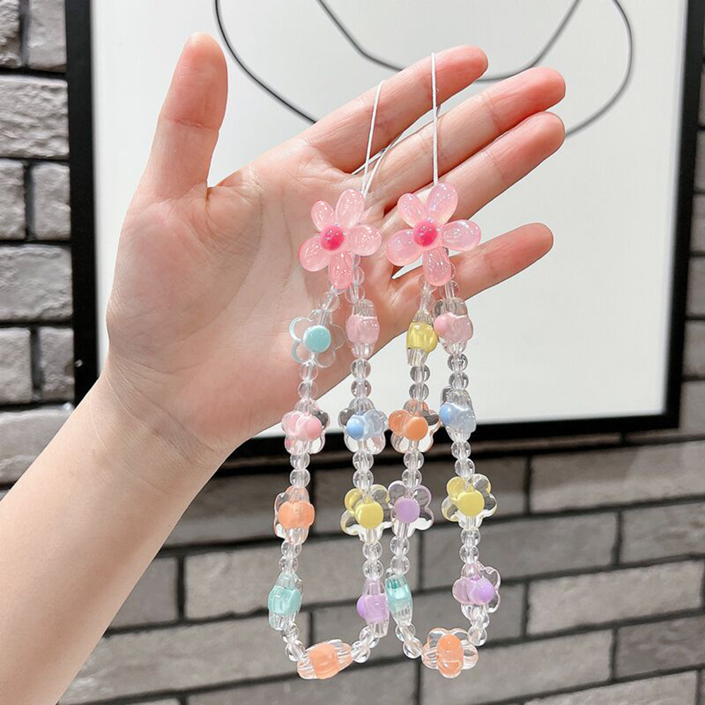 Colorful Sun Flower Beads Mobi - Phone Accessories Keychain review and price