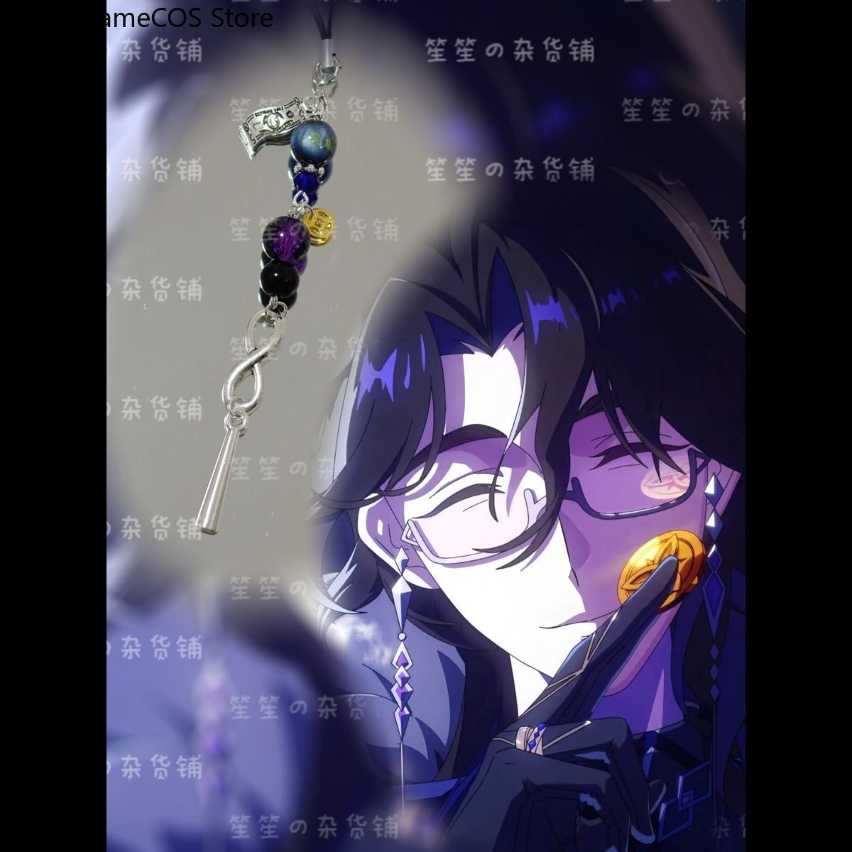 Anime Genshin Impact Pantalone - Phone Accessories Keychain review and price