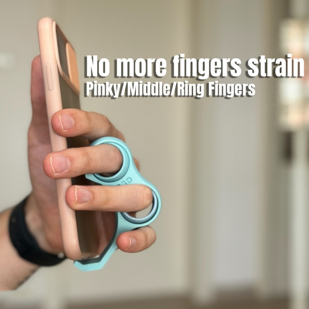 1PCS Cellphone Grip Holder Fin - Phone Accessories For Men review and price