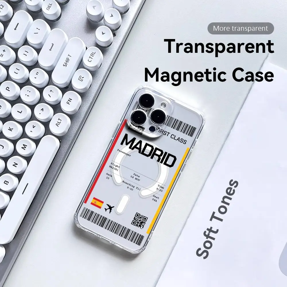 Travel Plane Ticket Spain Phon - Magnetic Phone Case review and price
