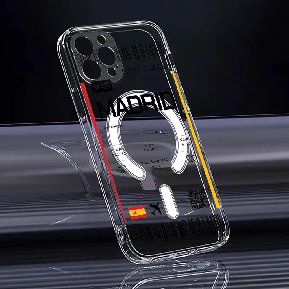 Travel Plane Ticket Spain Phon - Magnetic Phone Case review and price
