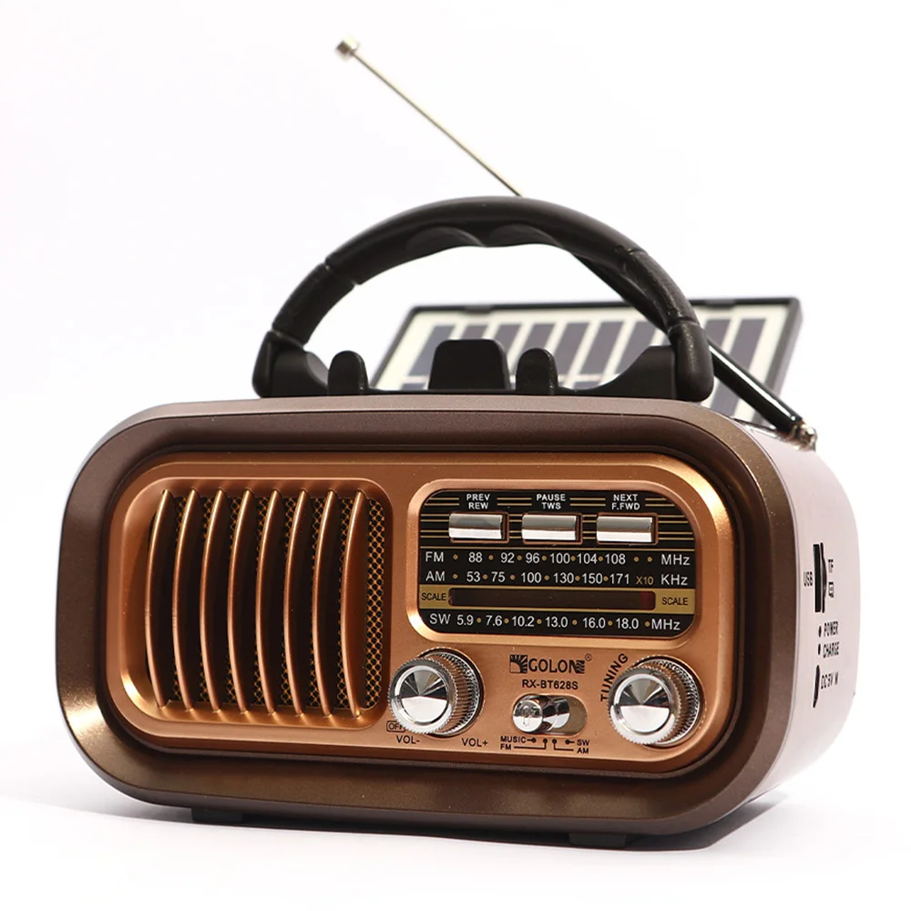 Mini Wooden Radio With Solar P - Retro Handset Phone review and price