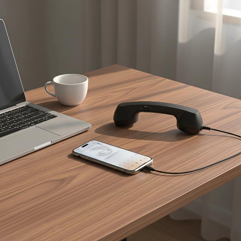 Type‑C Retro Handset Receiver  - Retro Handset Phone review and price