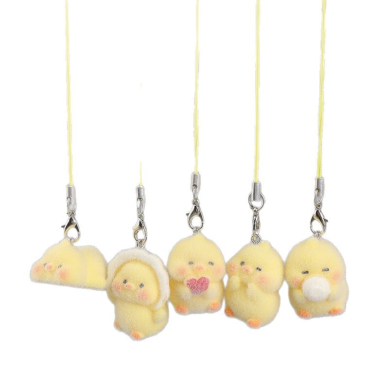 5pcs Cute three-dimensional fl - Yellow Phone Accessories review and price