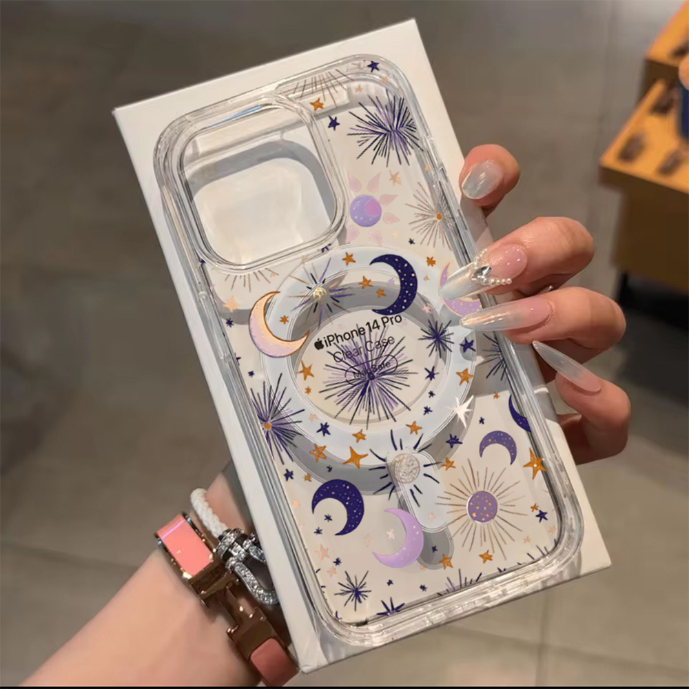 Romantic Sun Moon Stars Phone  - Magnetic Phone Case review and price