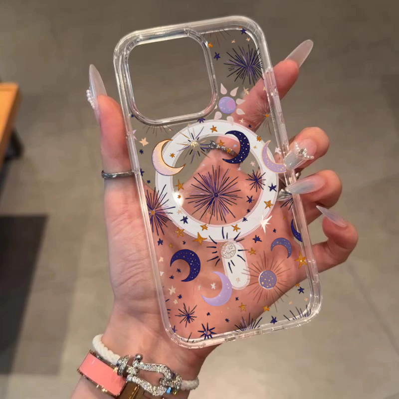 Romantic Sun Moon Stars Phone  - Magnetic Phone Case review and price